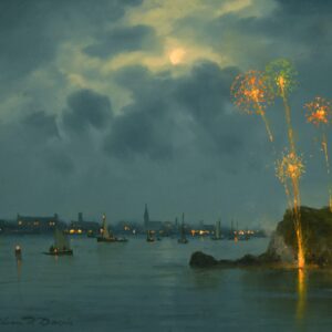 Evening Harbor Display