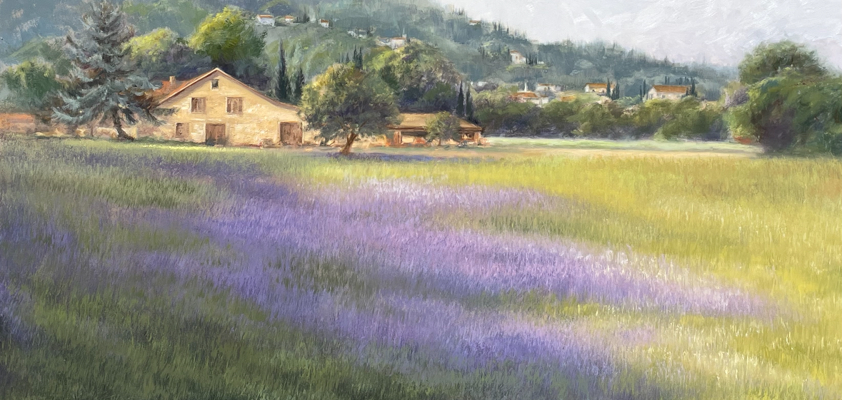 Mary Erickson - Nestled in Lavender - Helena Fox Fine Art